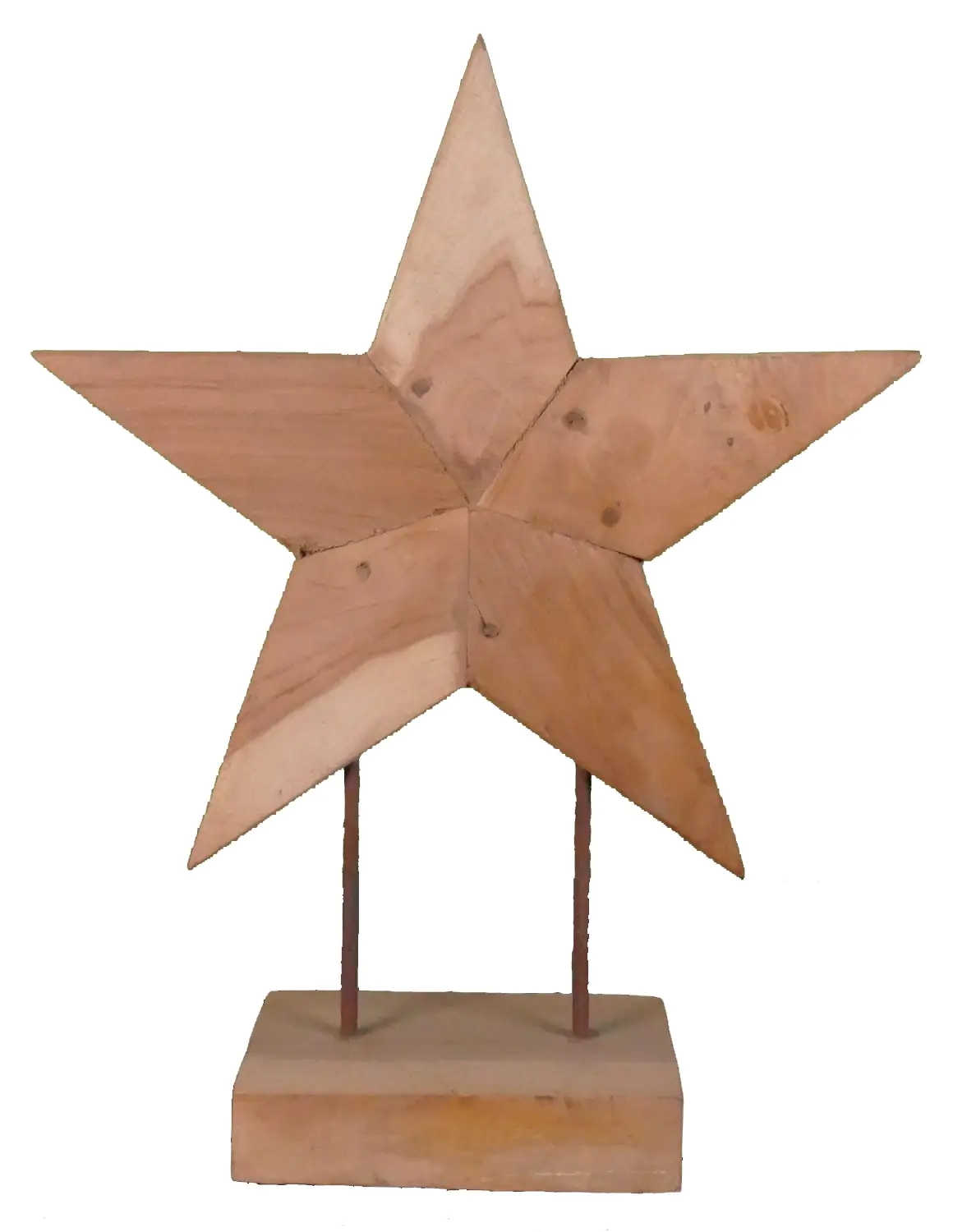  Product image 2 of the product “Star on a stand, made from teak, in the sizes from 40 to 50cm ”